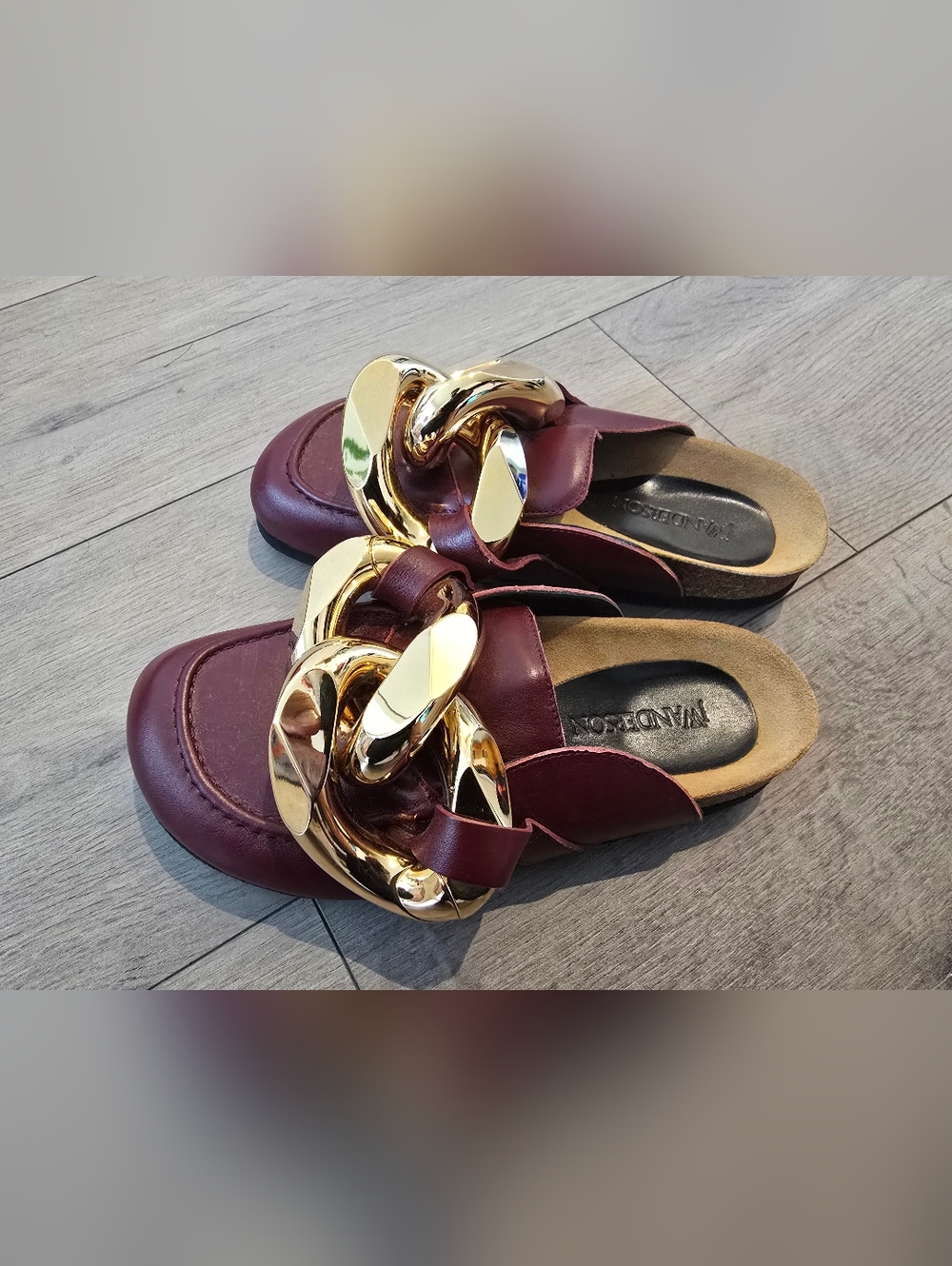 JW Anderson Gold Chain Mules (US 5 / IT 35)